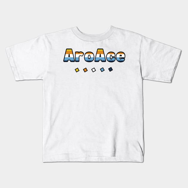 AroAce Kids T-Shirt by antArctica 